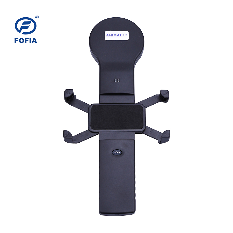 Handheld RFID Reader with Mobile Stand for Pet ID and Animal Tracking