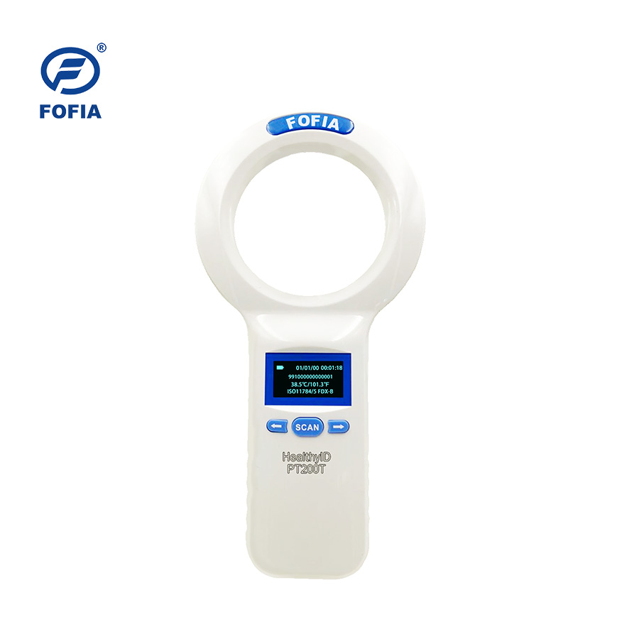 Handheld Reader for Animal Identification and Temperature Reading